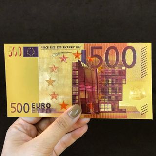 Tiền 500 EURO mạ vàng - SP000146