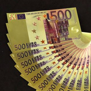 Tiền 500 EURO mạ vàng - SP000146