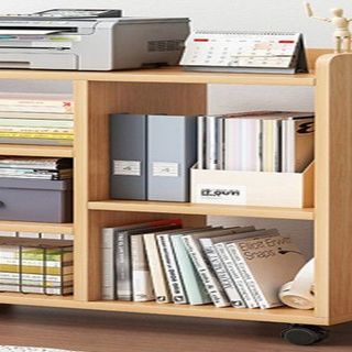 Kệ gỗ đa năng có bánh xe di động thông minh - KG002