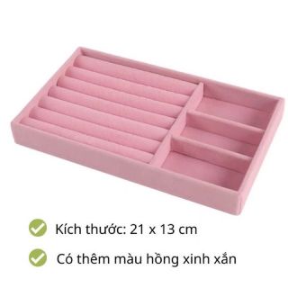 HỘP ĐỰNG TRANG SỨC 3 TẦNG TRONG SUỐT