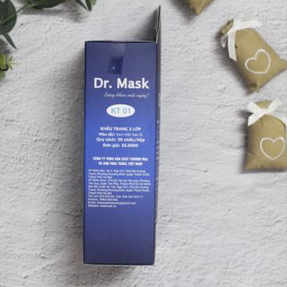 Hộp 30 Khẩu Trang Y Tế 3 Lớp - Dr.Mask