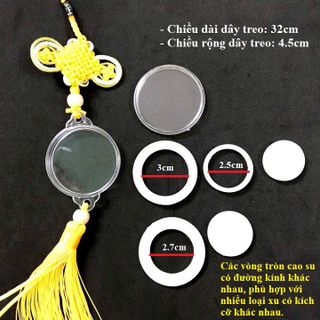 Dây treo đồng xu may mắn, kích thước: 32cm - SP000844