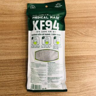 Khẩu trang KF94 Đồng Xanh Premium Mask