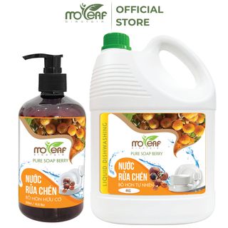 Nước Rửa Chén Bồ Hòn Nha Đam Moleaf - Lên Men Tự Nhiên Từ Dứa Và Bồ Hòn An Toàn Cho Da Tay Và Diệt Khuẩn 1000ml giá sỉ