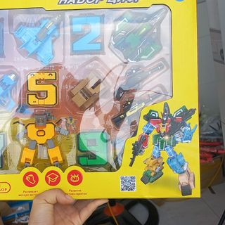 Họo chữ cái lắp ráp robot loại to
