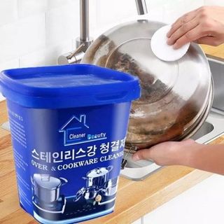 Kem Tẩy Xoong Nồi Inox Đa Năng Hàn Quốc Làm Sạch Đánh Bóng Dụng Cụ Nhà Bếp giá sỉ