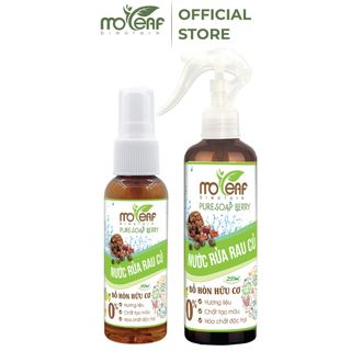 Nước RỬA RAU CỦ QUẢ Hữu Cơ Moleaf Enzyme Lên Men Tự Nhiên Từ Dứa Và Bồ Hòn An Toàn Cho Da Tay Và An toàn sức khỏe 250ml giá sỉ