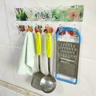 MÓC DÁN TƯỜNG 3D NGUYÊN KHỐI 6 MÓC