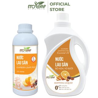 Nước Lau Sàn Hưu Cơ Moleaf đuổi muỗi tinh dầu VỎ BƯỞI 4000ml giá sỉ