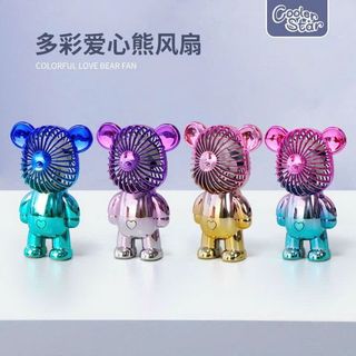 Quạt mini cầm tay hình gấu