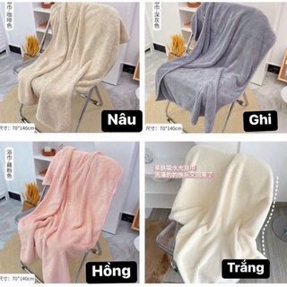 Khăn tắm sợi tre kt 70 x 140cm