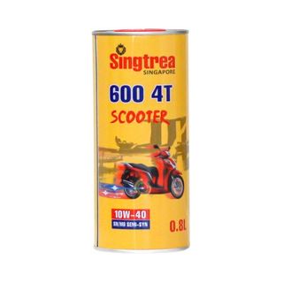 Nhớt xe máy Singtrea 600 Scooter 4T 10W40 Lon 0.8L giá sỉ