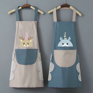 Tạp dề xừng , cô gái hoa cúc