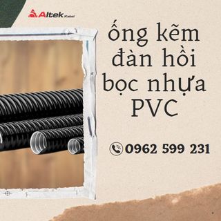 Ống ruột gà Altek kabel mạ kẽm bọc nhựa PVC giá sỉ