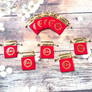 Túi gấm nhung chữ Lộc, kích thước: 9cm x 7cm - SP005135