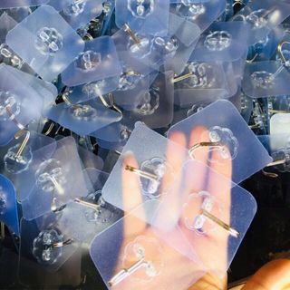 MÓC TREO ĐỒ ĐA NĂNG DÁN TƯỜNG TRONG SUỐT