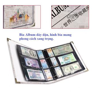 Bìa Album tiền quốc tế, kích thước: 30,5cm x 31,5cm x 6cm - SP000848
