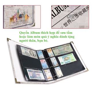 Bìa Album tiền quốc tế, kích thước: 30,5cm x 31,5cm x 6cm - SP000848