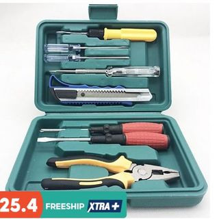 BỘ DỤNG CỤ TUA VÍT 8 MÓN SIÊU TIÊN LỢI, BỘ ĐỒ NGHỀ GIA ĐÌNH - HỘP DỤNG CỤ 8 MÓN - LOẠI VIP giá sỉ