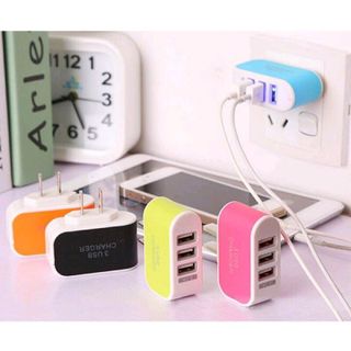 Cục sạc 3 cổng usb