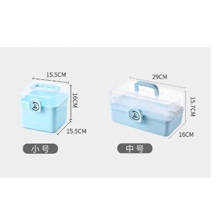 Hộp thuốc y tế 3/ 2 tầng tiện lợi