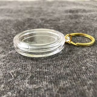 Hộp Tròn Móc Khóa Bảo Vệ Đồng Xu, đường kính: 5cm - SP000155