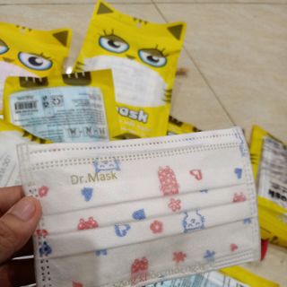 TÚI 10 KHẨU TRANG TRẺ EM 4 LỚP - DR.MASK