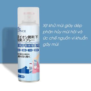 BÌNH XỊT GIÀY KHỬ MÙI NANO BẠC