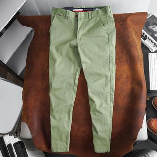 Quần dài nam, kaki dài nam cao cấp, chất vải 98% cotton dày dặn đanh mịn 2% sợi Spandex co giãn thoải mái ạ , wash xử lý làm mướt vải - size từ 55kg - 85kg