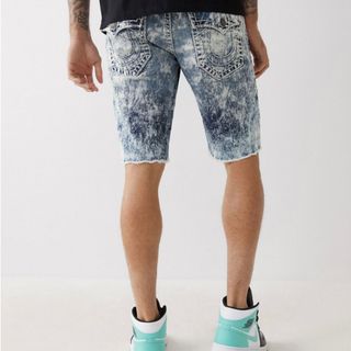 Quần Short Jean Tru3 R3ligion Túi Nắp