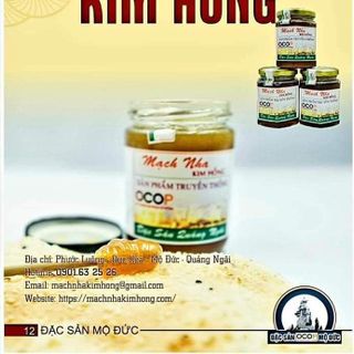Đặc sản Quảng Ngãi - Mạch nha nếp Kim Hồng