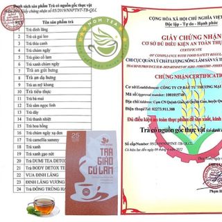 Trà giảo cổ lam túi An Thái Hưng tiêu mỡ giảm cân, hạ huyết áp, mỡ máu, tăng tuần hoàn não 25 túi lọc 5g