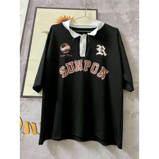 ÁO POLO UNISEX, ÁO THUN CÓ CỔ FORM RỘNG TAY LỠ SUNPON