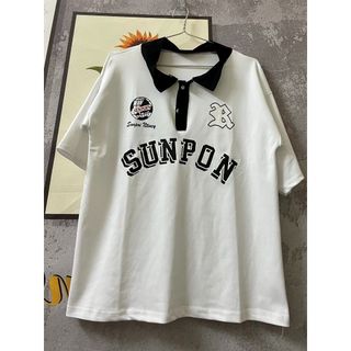 ÁO POLO UNISEX, ÁO THUN CÓ CỔ FORM RỘNG TAY LỠ SUNPON