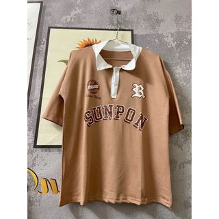 ÁO POLO UNISEX, ÁO THUN CÓ CỔ FORM RỘNG TAY LỠ SUNPON