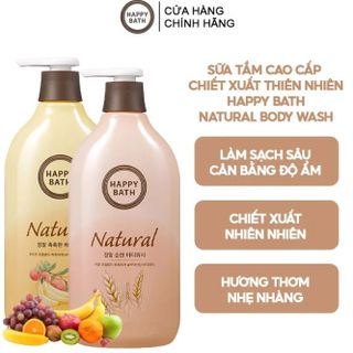 Sữa Tắm Happy Bath Real Mild Natural Body Wash 900ml