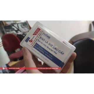 in card vizit, 1 hộp gồm 100c, tặng hộp nhựa đựng card