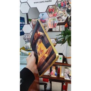 ảnh phật gỗ tráng gương cỡ 20x30