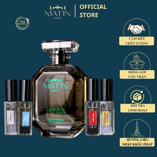 Set hộp quà tặng nước hoa Matin Parfum Light Rain 30ml lưu hương 8 tiếng - hương thơm cuốn hút tự nhiên - mọi giới tính giá sỉ