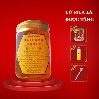 Saffron mật ong nguyên chất hỗ trợ sức khỏe, giấc ngủ, làm đẹp da 220ml thương hiệu Saffron chính hãng. Chưa Có Đánh Giá 1 Đã Bán giá sỉ