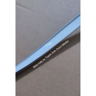 nẹp chữ u, nẹp viền tranh ảnh loại 12mm, màu bạc