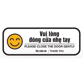 Combo 4 tem đóng cửa nhẹ tay dán trong xe oto cho các bác tài taxi