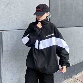 Áo khoác dù 2 lớp IN chữ CALEM kiểu dáng Bomber CỔ CAO unisex nam nữ mặc được giá sỉ - giá bán buôn