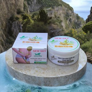 Kem massage giảm béo vùng bụng tinh chất gừng New Sky - Belly Fat Ginger Essence Massage Gel Hani Peni