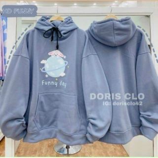Áo hoodie tay phồng hình in cừu, from dưới 70kg. Giá sỉ - giá bán buôn