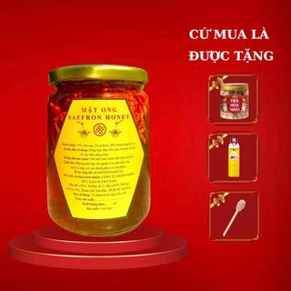 Saffron ngâm mật ong bạc hà nguyên chất, đông trùng hạ thảo 180ml thương hiệu Saffron chính hãng giá sỉ