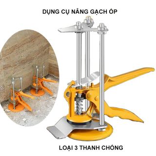 Kích nâng gạch ốp lát loại 1 - Con nâng gạch 3 trụ - Con đội kê gạch men