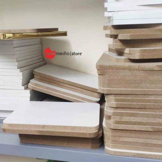 Phôi gỗ làm ảnh gỗ, cắt CNC bo góc cho các studio ảnh