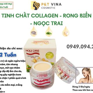 [Chính Hãng] Kem Holy Care Dưỡng Trắng Da Chống Nhăn Tinh Chất Ngọc Trai Collagen 15G