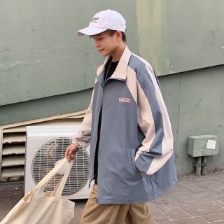 Áo khoác tay dài chống gió giữ ấm phối màu độc đáo thời trang dành cho nam giá sỉ - giá bán buôn